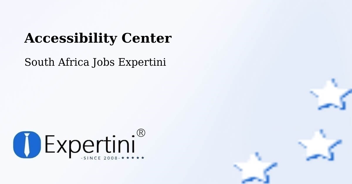 Accessibility Center - South Africa Jobs Expertini